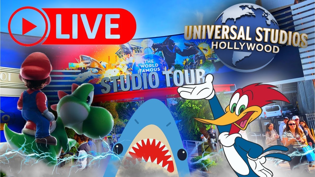 Live from Universal studios hollywood Rides and Shows lets chat!!!
