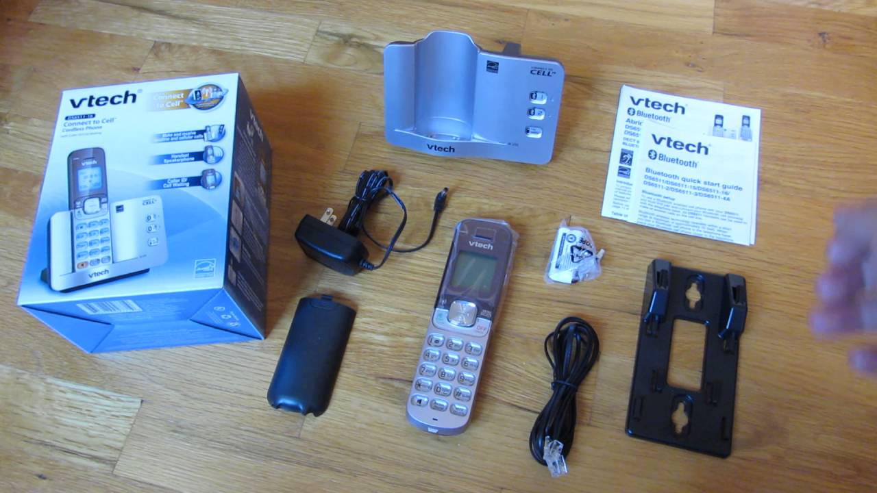 VTech Connect to Cell - Unboxing of VTech DS6511