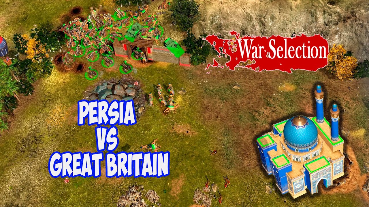 War Selection. Персия против Великобритании. FFA. (Persia vs Great Britain)
