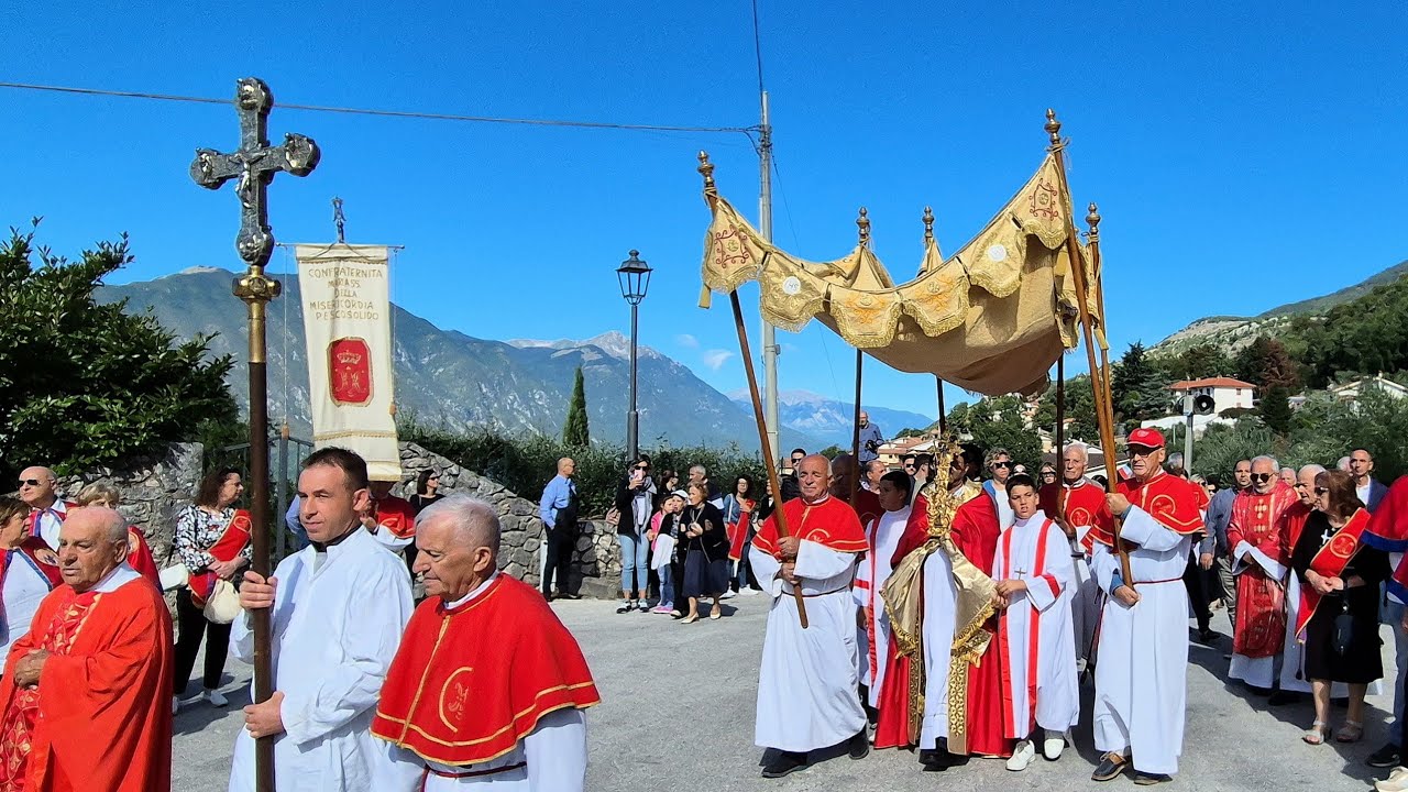Storica e Tradizionale Processione della RELIQUIA della SANTA CROCE, Pescosolido 2024