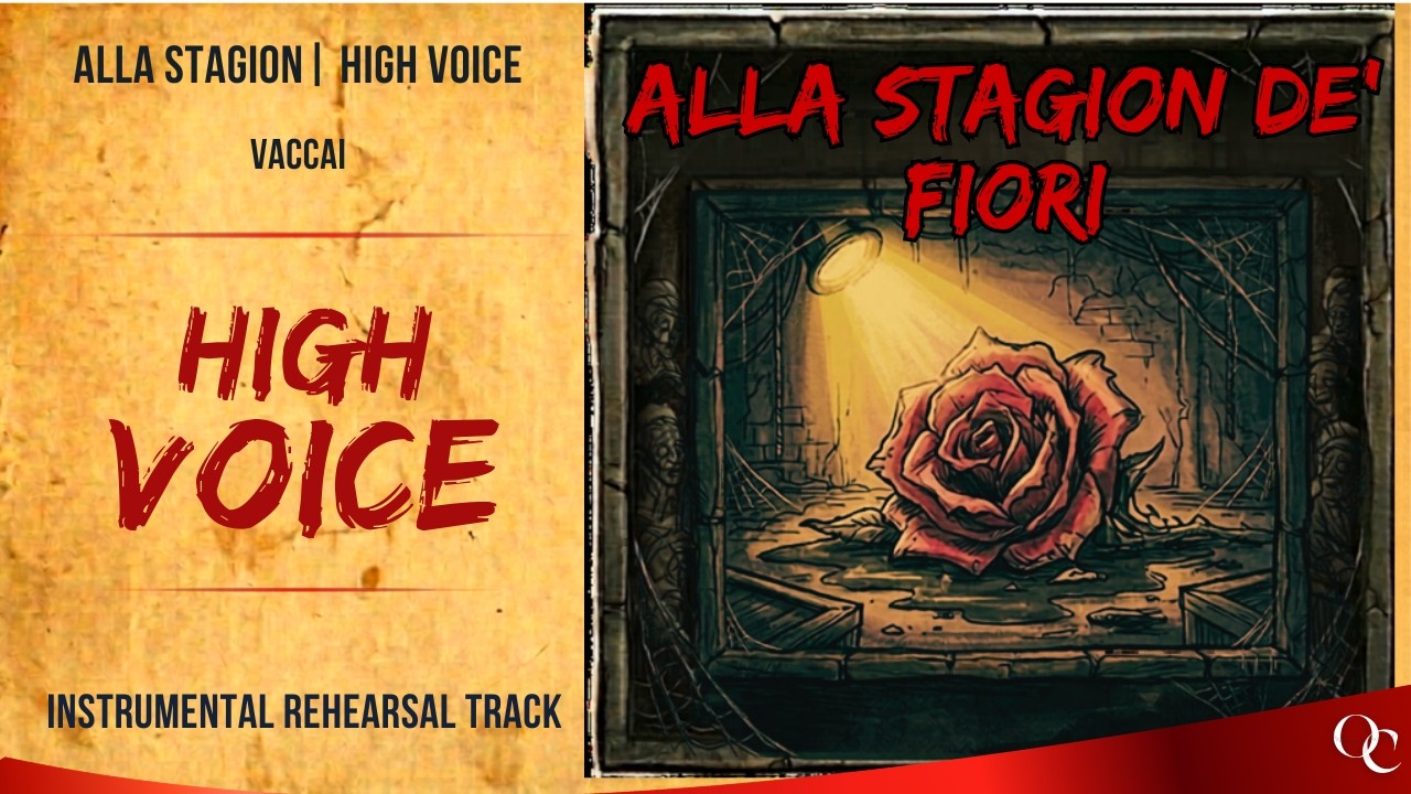 Vaccai  Alla stagion  High Voice Rehearsal track, G Major