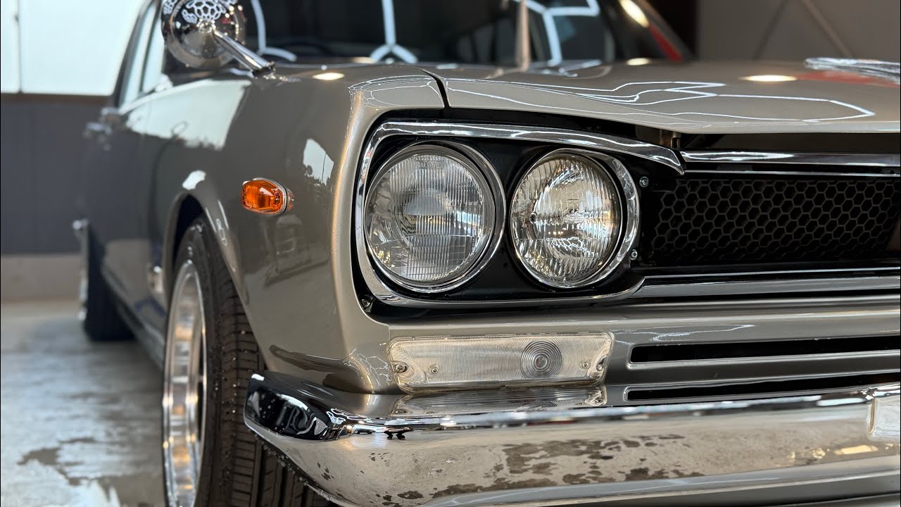 【ハコスカ】57年前⁉️希少なお車のコーティング施工🚙
