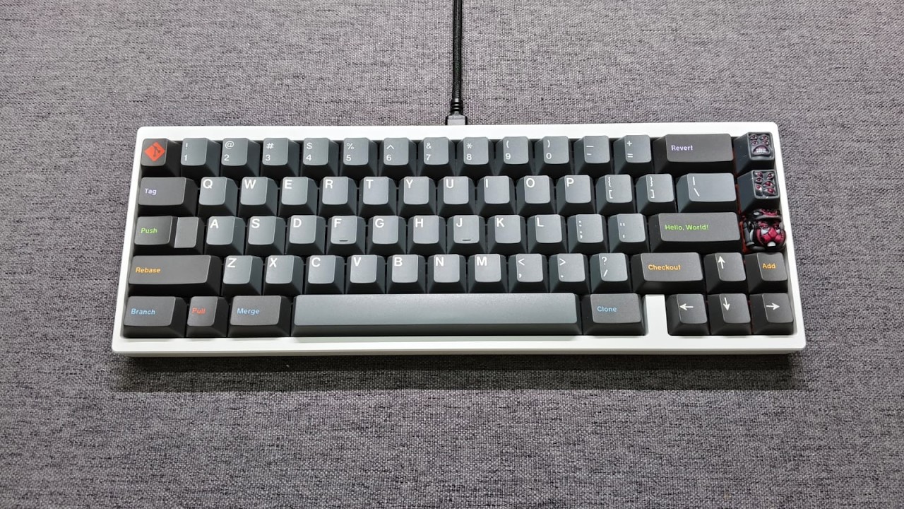 Neo65Core Plus, HMX Aperol, CF Plate #asmr #typingtest #customkeyboard #mechanicalkeyboard