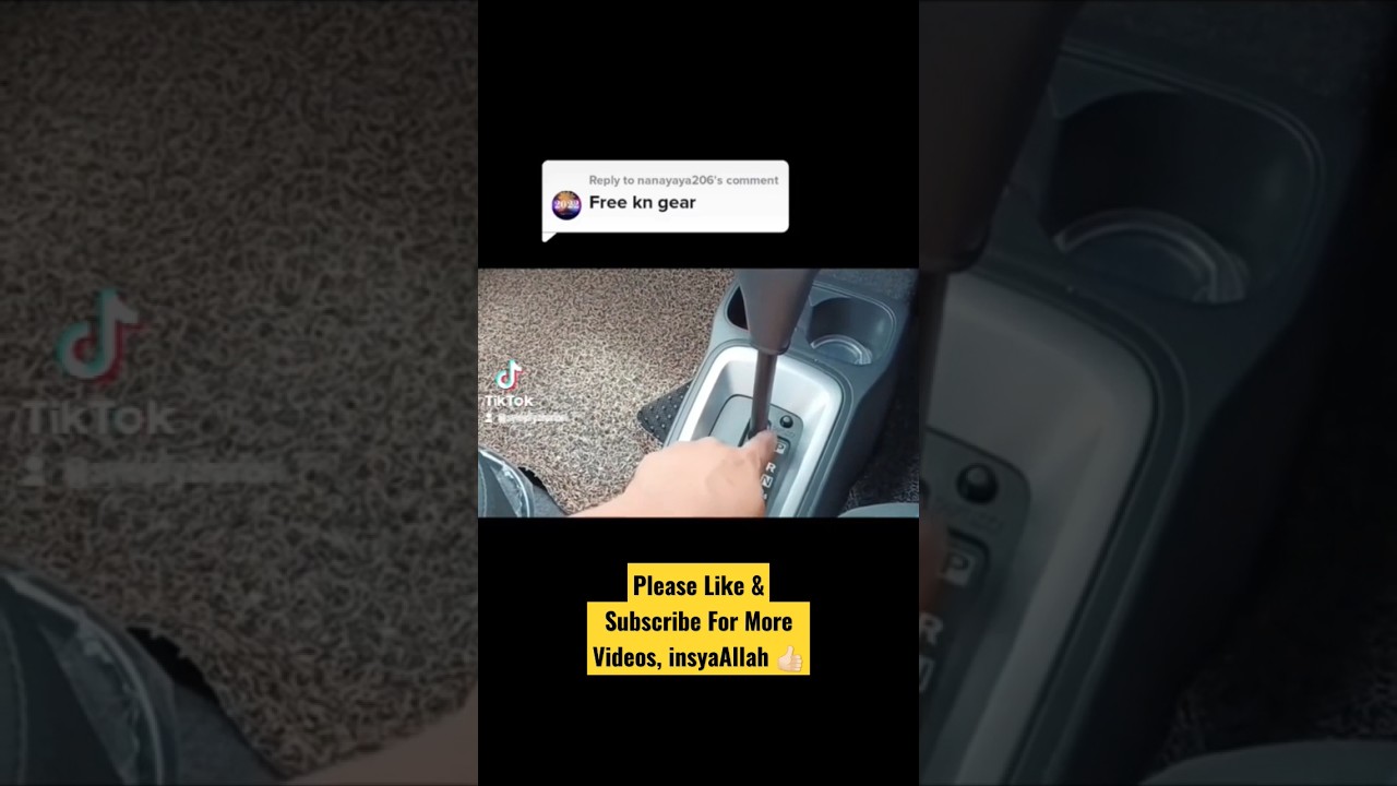 How To Use Shift Lock Function On Gear Knob ?