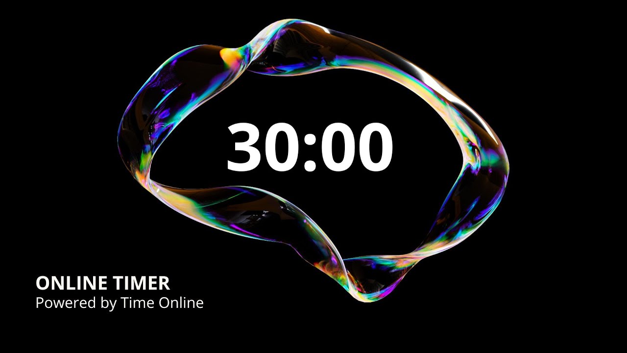 30 Minute Focus Timer  Productivity  Work Session