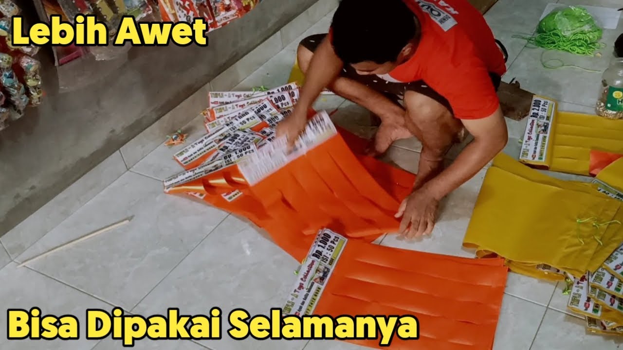 Proses Pemasangan Tali Papan Mainan Renteng Yang lebih Awet