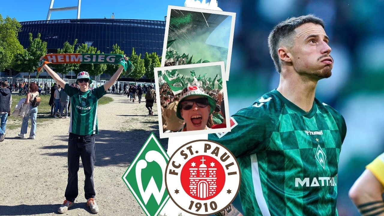 BREMEN VS PAULI STADIONVLOG💚🤍🤎| Choreo, Freundschaft und Abseitstore