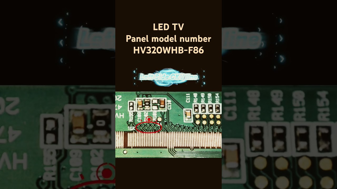hv320whb-f86 identify CKV line and cutting #panel #ledpanelrepair #tv