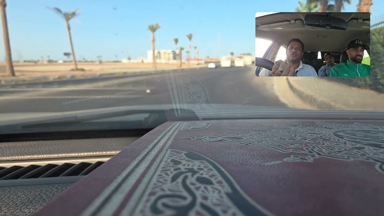الطريق الي الغردقة من مكادي 
