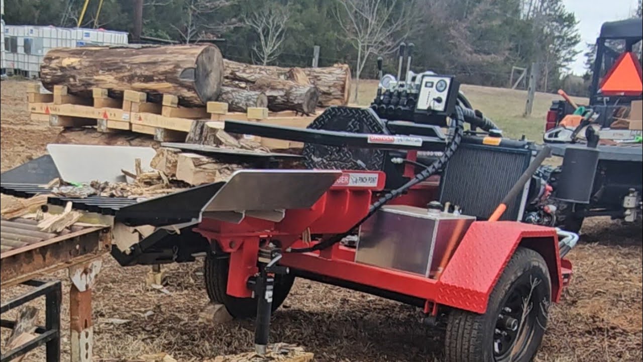 Snowmagedon 2026 shenanigans wood yard work flow wolfridge diesel 35 Sho box wedge 