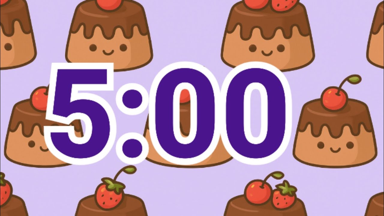 5-Minute Chocolate Pudding Timer &ndash; Cute & Sweet Countdown