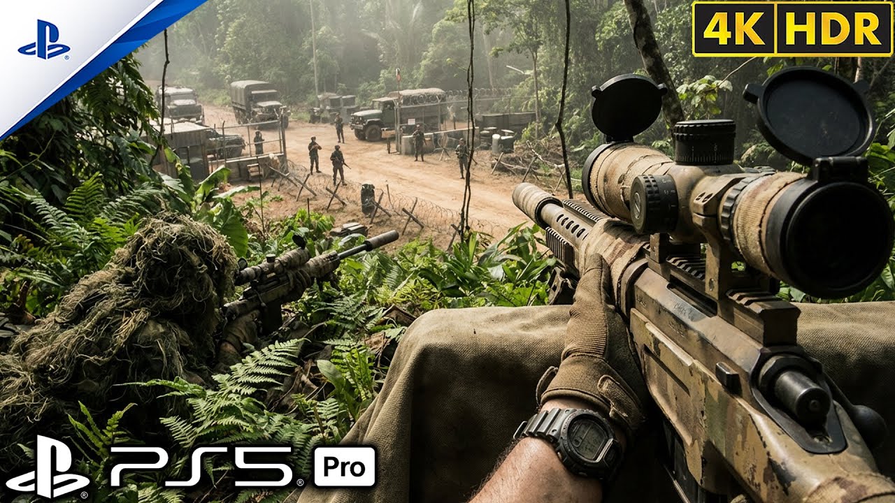 (PS5) The Secret Snipers Control the Jungle Border | Realistic Gameplay [4K60FPS] Battlefield