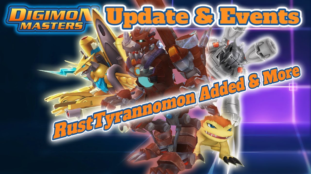 DMO Update & Events : RustTyrannomon - Gizamon line & More! - Digimon Masters Online Update - GDMO