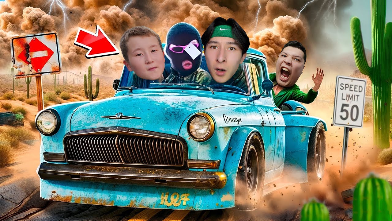 Robloxda Mashina Tuzatib Zombielardan Qochamiz