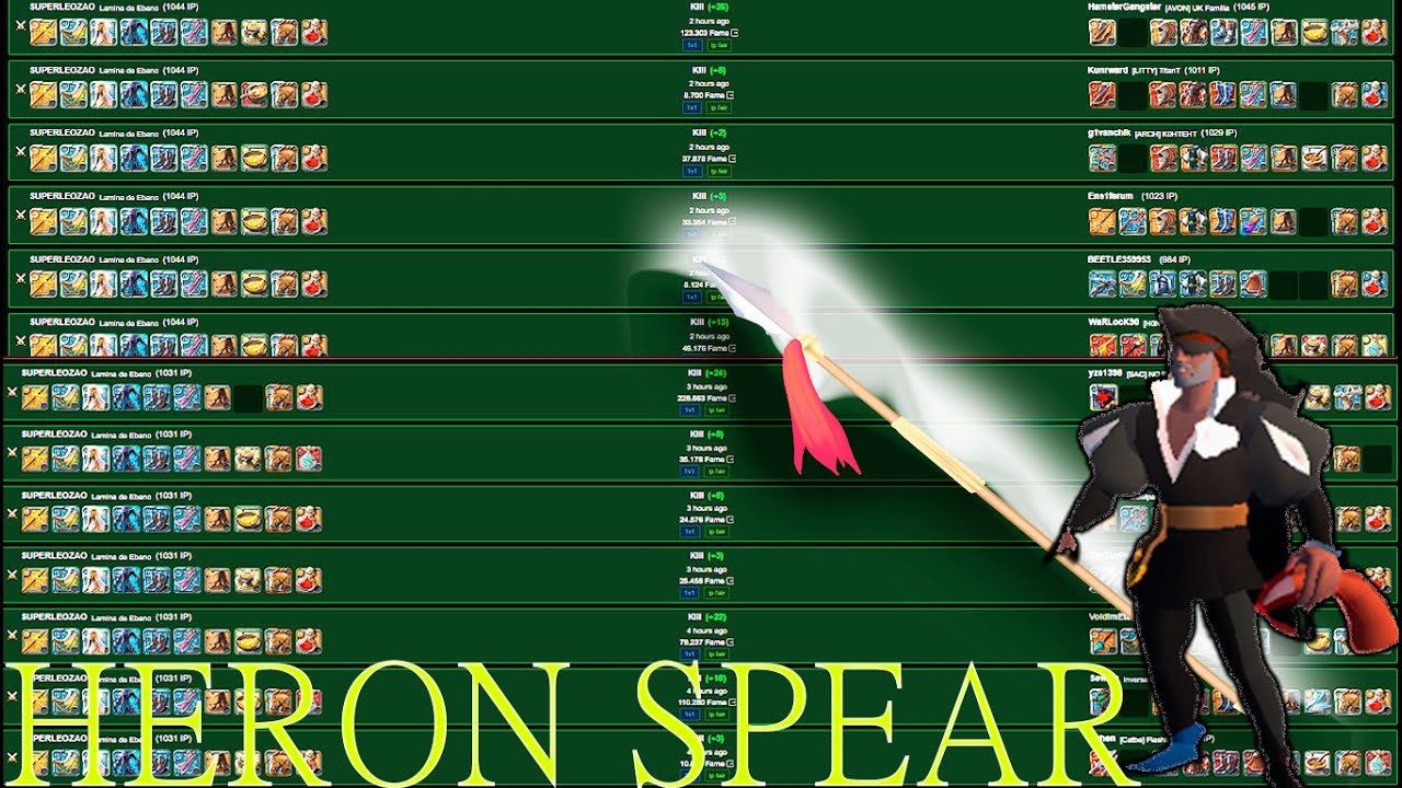 ALBION ONLINE HERON SPEAR 100% WINRATE ON CORRUPTED DUNGEON #25