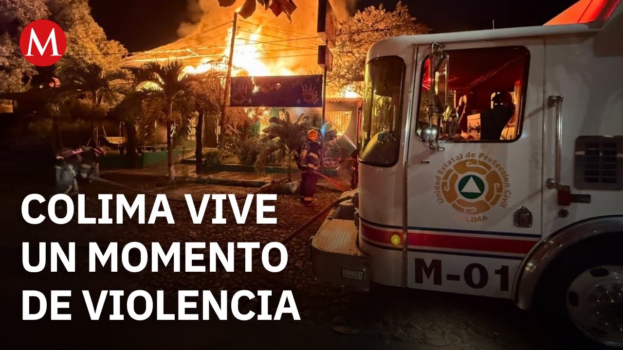 Violencia en Colima: incendian dos marisquer&iacute;as