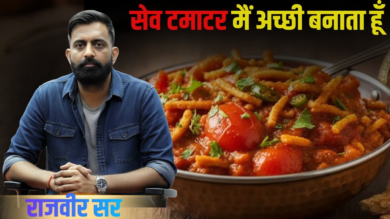 सेव टमाटर की सब्जी मैं बहुत अच्छी बनाता हूँ | bikaneri bhujia | राजवीर सर | Rajveer Sir Springboard