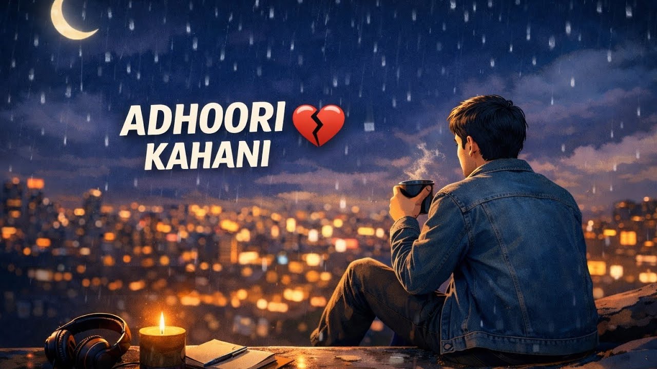 Adhoori Kahani 💔 | Hindi Lo-Fi Sad Song | Broken Heart Feelings #adhoorikahani #hindilofisong #sad