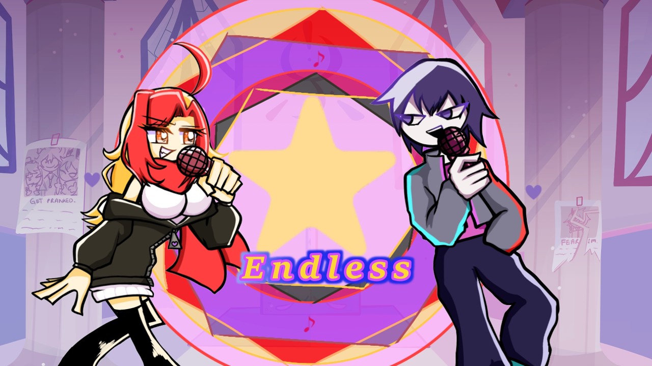 Endless but hazuki and shin sing it  【FNF】