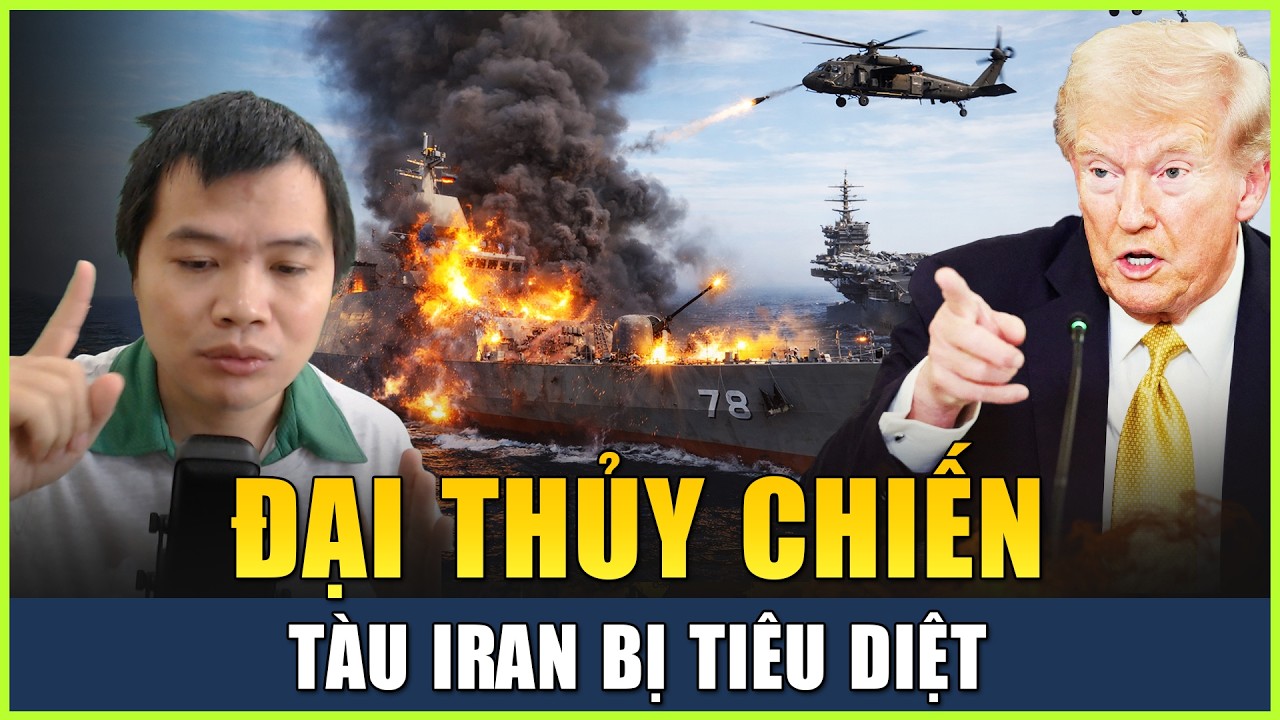 Live 13-03 (Sáng): Tàu Iran Bị Tiêu Diệt Khi Tấn Công Mẫu Hạm USS Lincoln; KC-135 Mỹ Rơi Ở Iraq