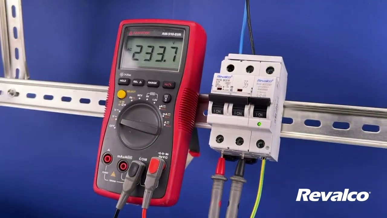 RV30ACC0S31 +  RV30BC216 Protector sobretensiones permanente + transitoria CONEXIONADO.  Revalco