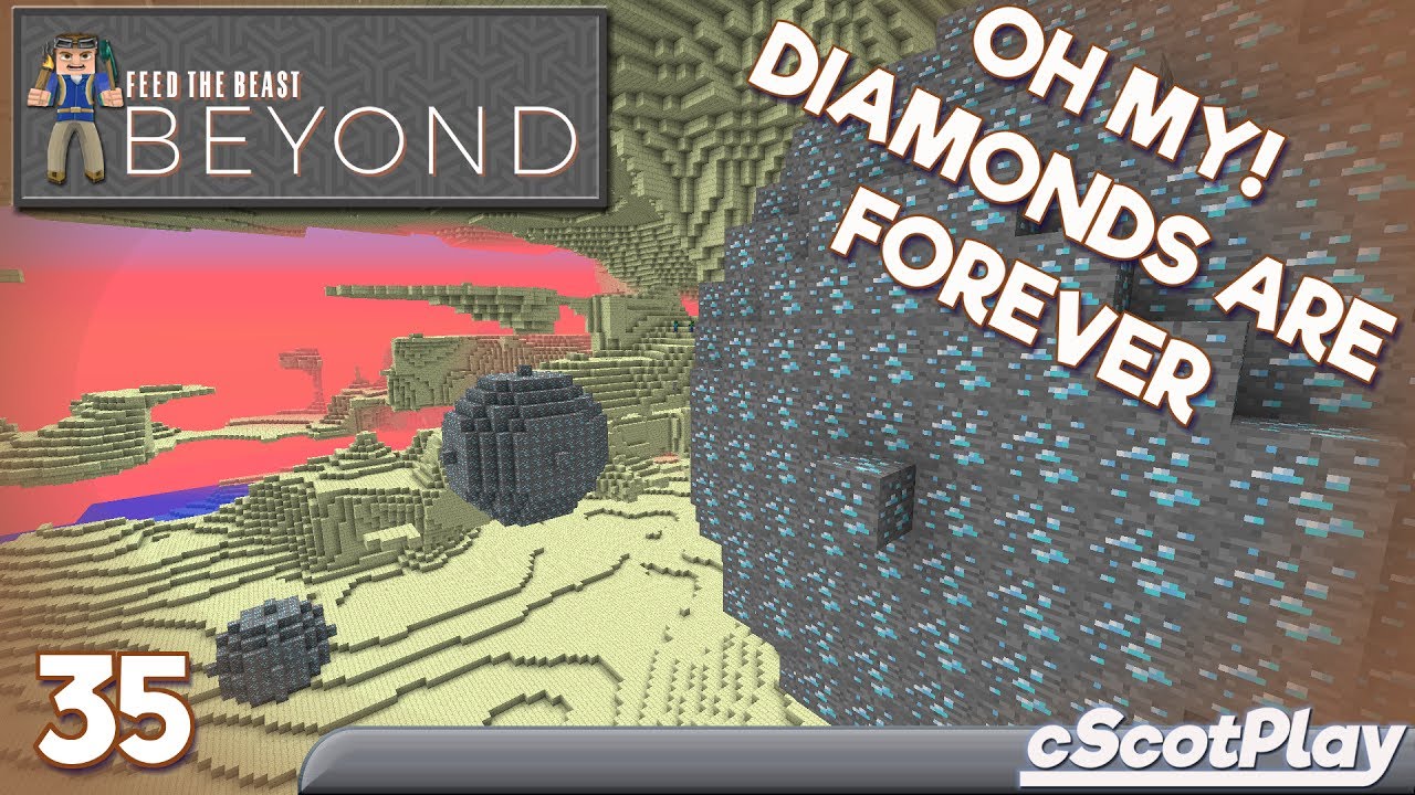 FTB Beyond w/ cScot – Ep 35 : RFTools Dimensions – Diamond Dimension