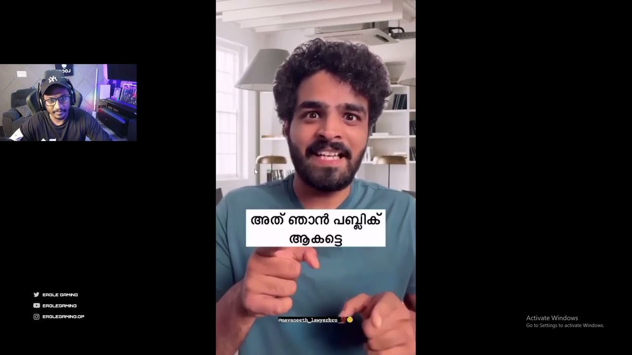 EAGLE GAMING Discord Trolls🤣😂( ലൈവ് കാണാൻ പറ്റാത്തവർക്കായി)#discord #reaction