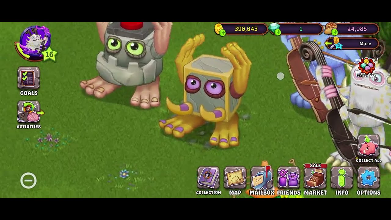 Jugando my singing monsters (PRIMER VIDEO OMG)