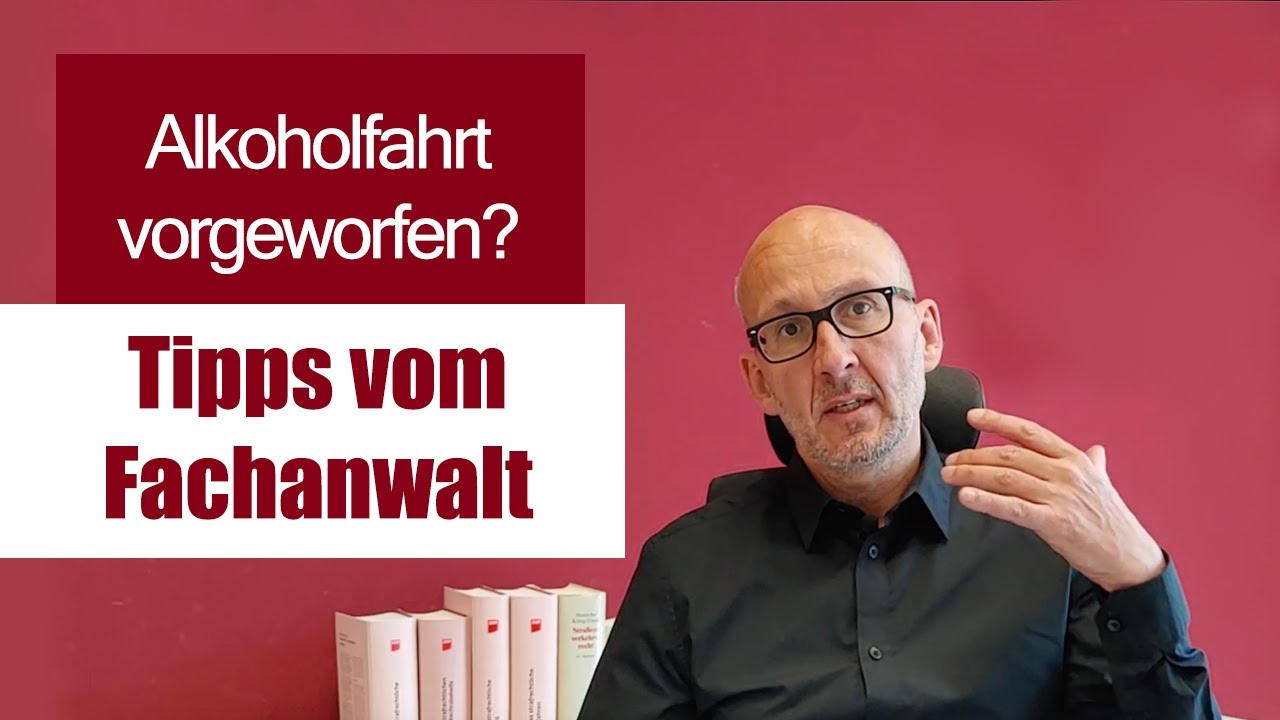 Alkoholfahrt vorgeworfen - Mit welcher Strafe muss ich rechnen?
