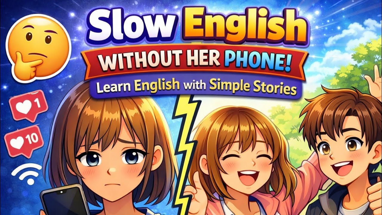 A Day Without My Phone | Easy English Listening Practice (A2 Level)