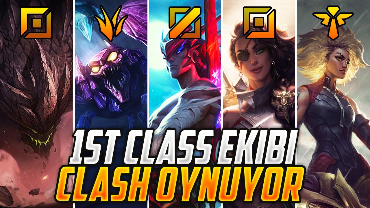 5 YOUTUBER CLASH GİRDİK BİRİNCİ OLDUK! | YENİ MAİNİMLE OYNADIM | Zegabon