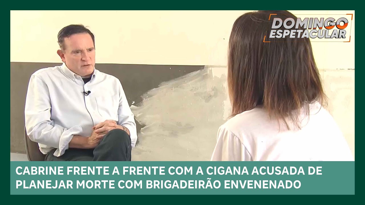 Cabrini entrevista cigana acusada de planejar morte de empresário com brigadeiro