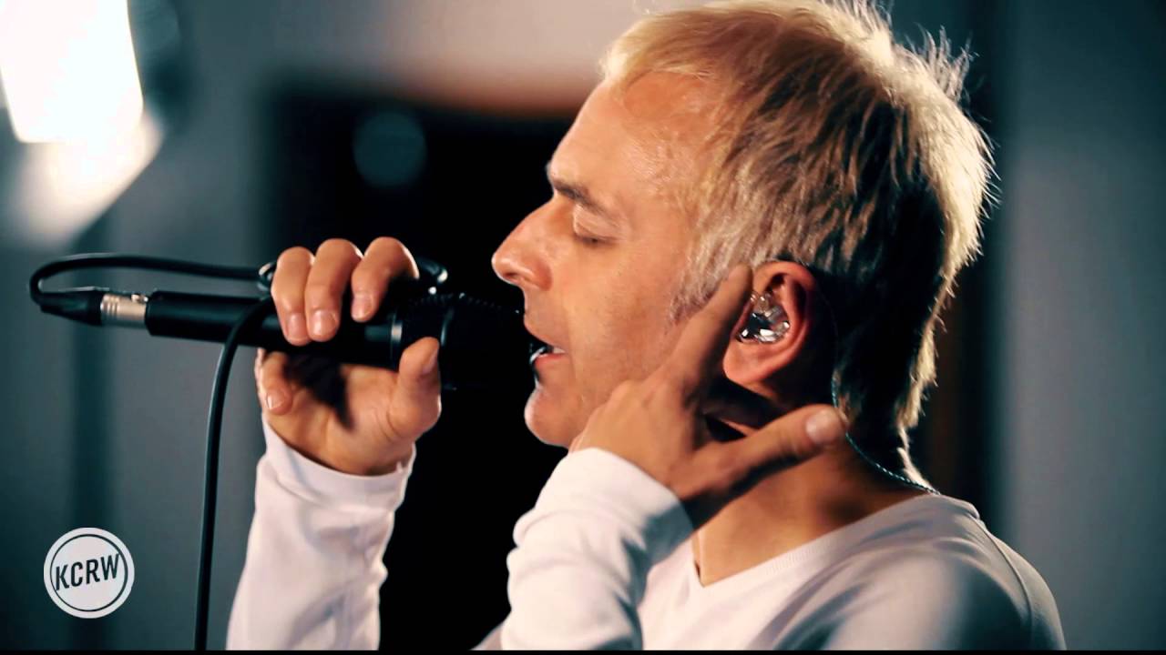 Underworld performing 