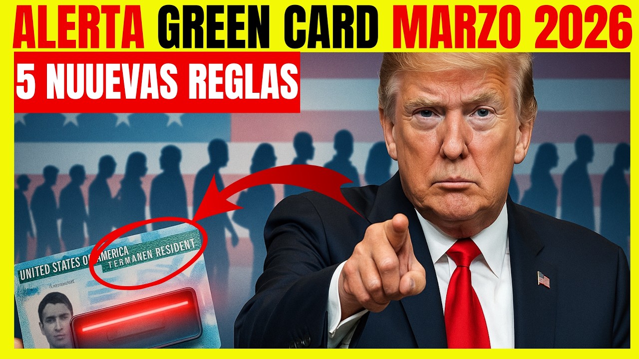 🚨 Titulares GREEN CARD: 5 cambios migratorios importantes para 2026 que DEBEN conocer