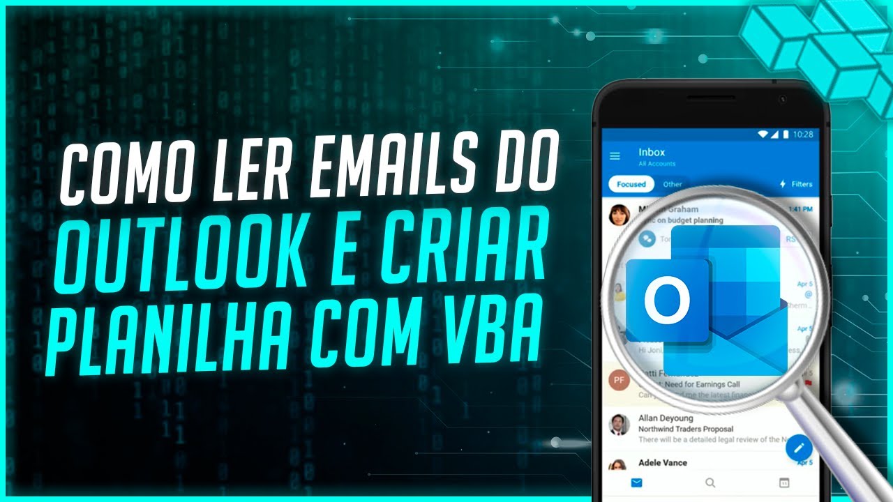 Como Ler E-mails do Outlook e Colocar na Planilha com VBA