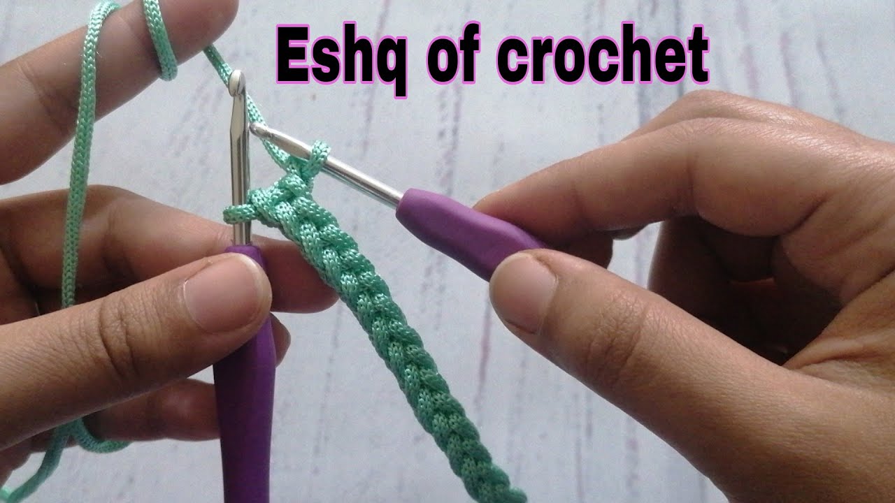 Crochet I cord with 2 hook