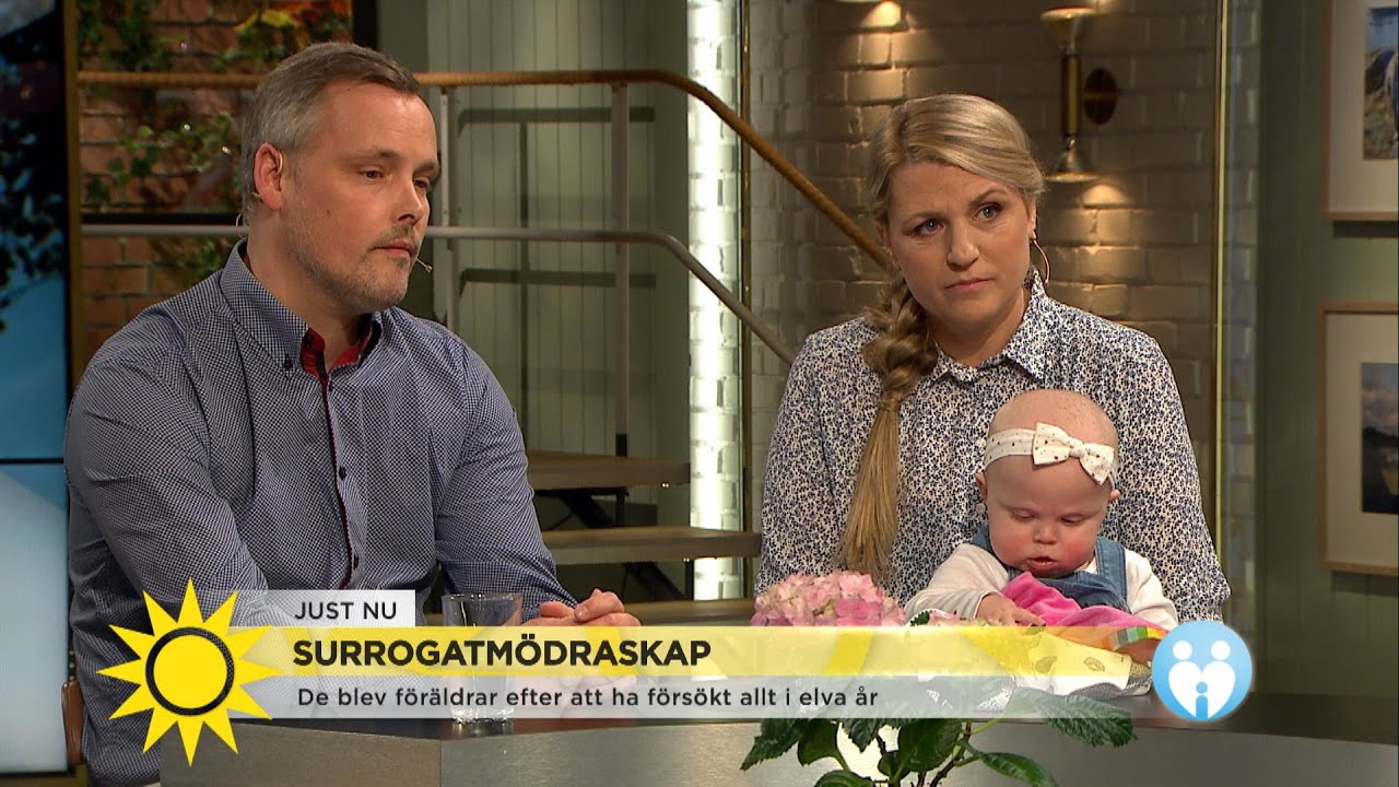 Kampen för att bli föräldrar varade i elva år – vännen ställde upp som surroga… - Nyhetsmorgon (TV4)