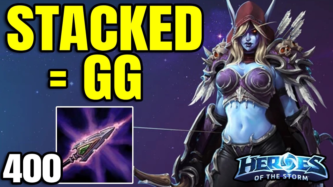 400 Passive Stacks on SYLVANAS = Game Over | Heroes of the Storm