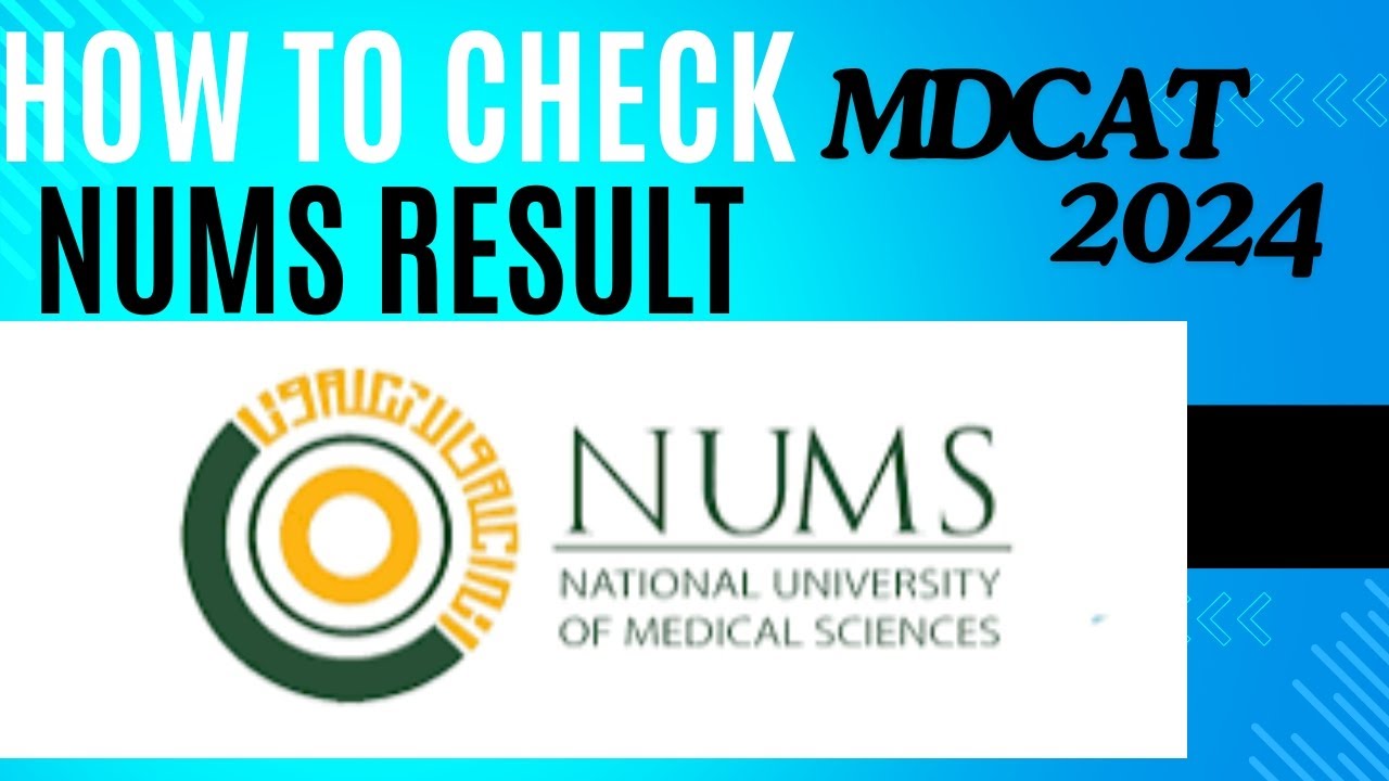 How to check Nums 2024 result #nums #nums2024 #mdcat #mdcatresult #result #intermediate #top