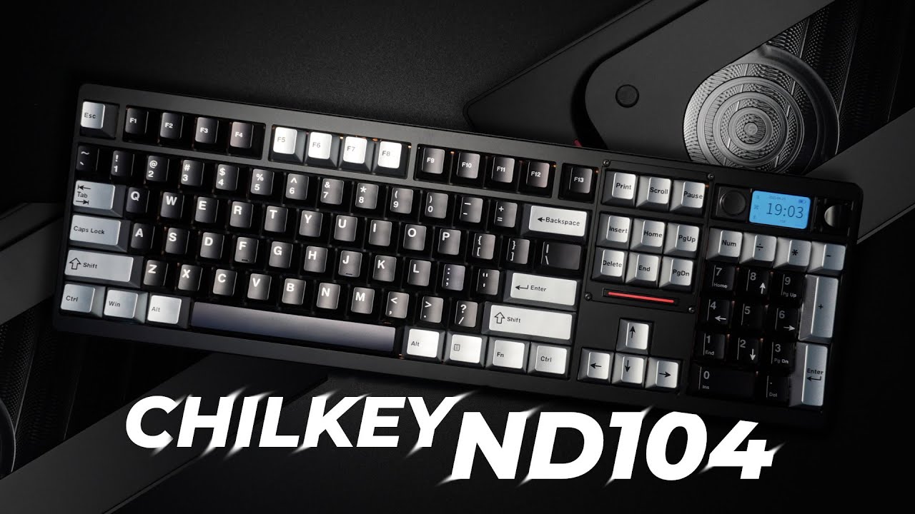 It's Here! Chilkey ND104 — The Coolest Full Size Keyboard Ever.