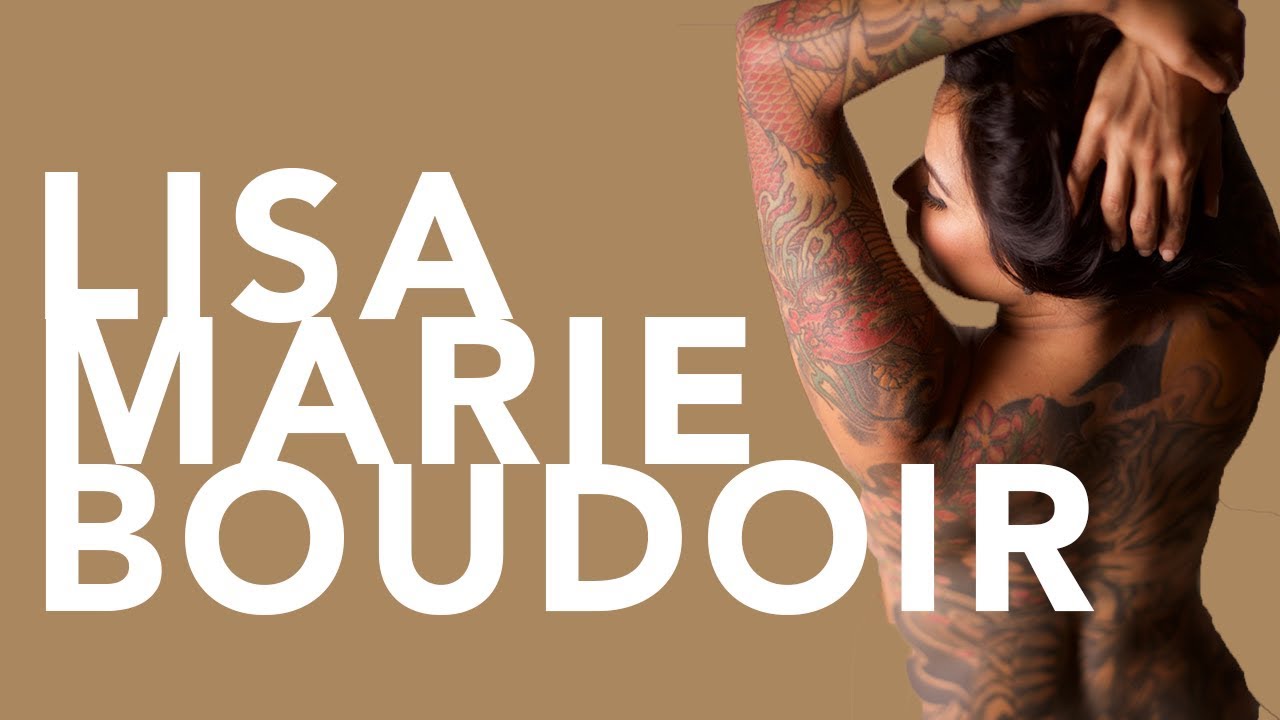 Inked Model Photoshoot: Boudoir Session with Lisa Marie