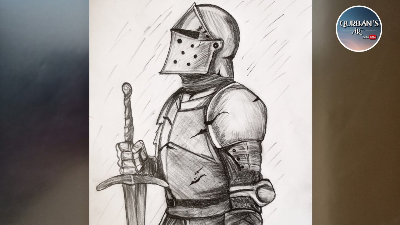 Knight of the Seven Kingdoms Drawing Tutorial | How to Draw Knight, Warrior & Fighter Step by Step 