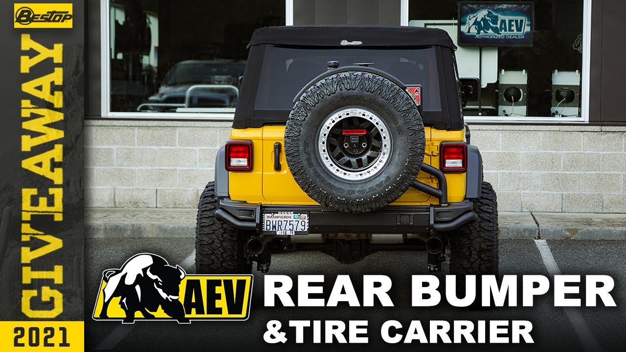 AEV Rear Bumper & Tire Carrier - Jeep Wrangler JL