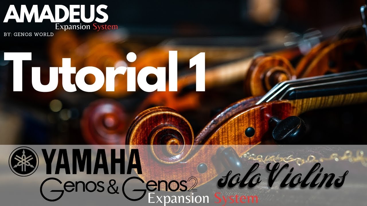 YAMAHA Genos 1 AMADEUS solo Violins Tutorial