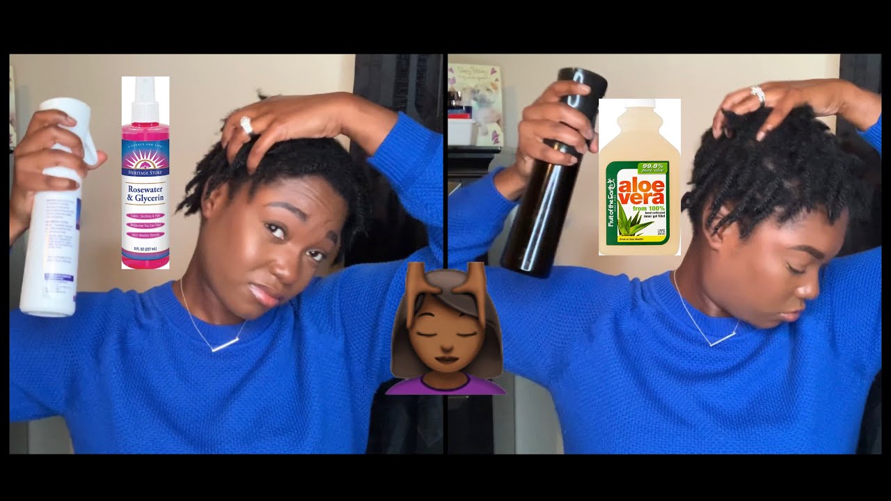 What's in my spray bottles??? | Moisturizing my starter locs | Naomi Onlae