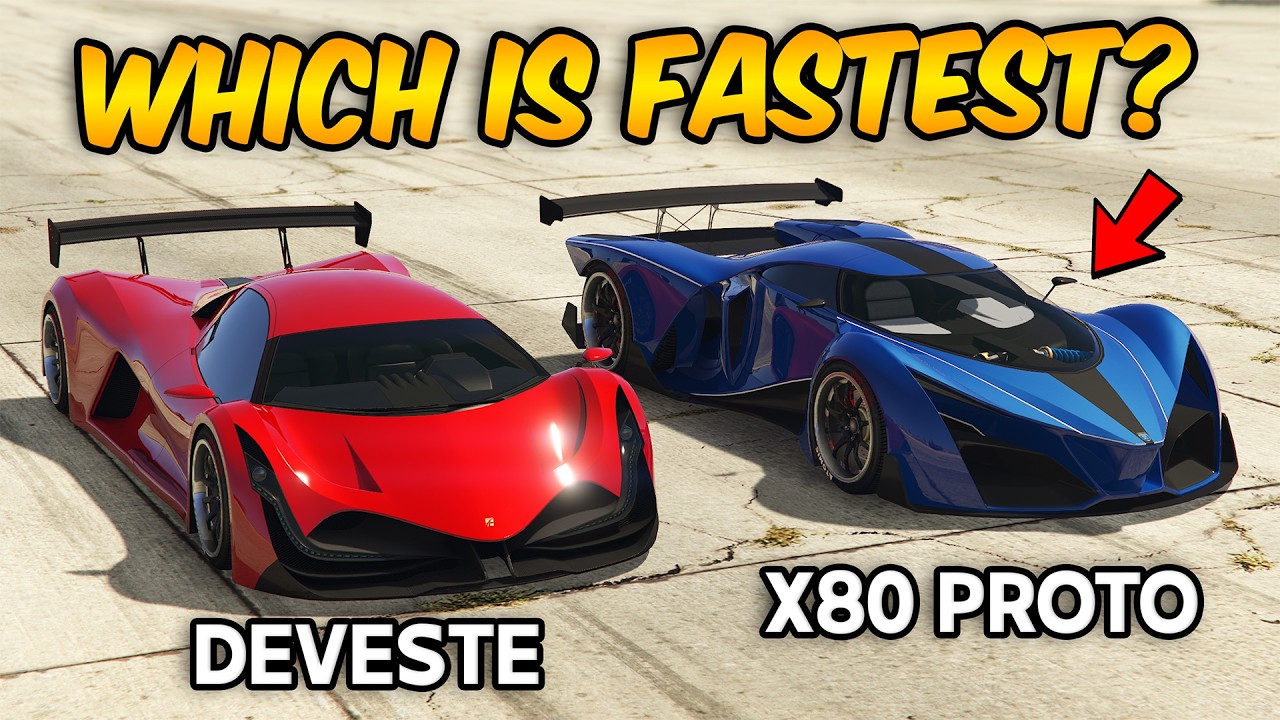GTA 5 ONLINE - DEVESTE EIGHT VS X80 PROTO (WHICH IS FASTEST?)