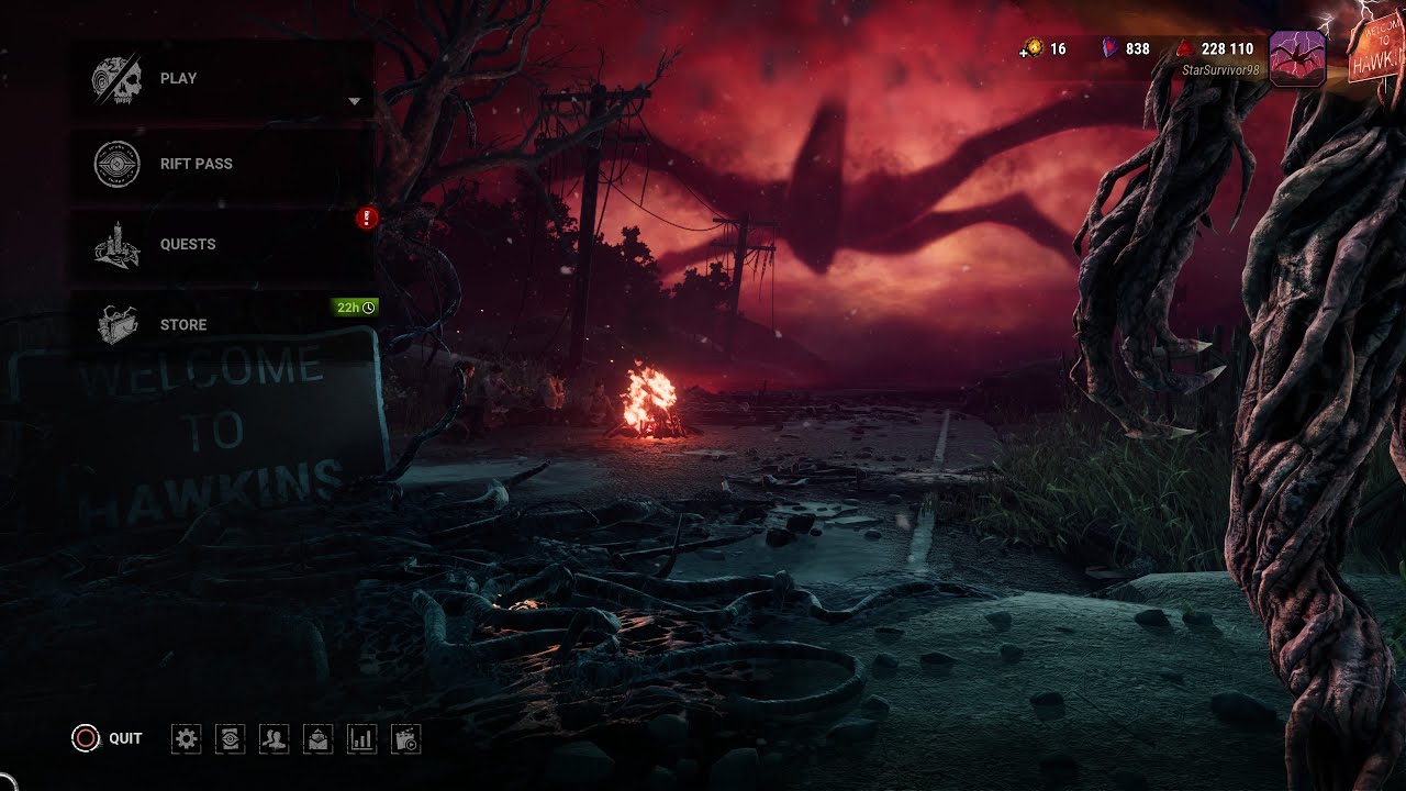 Dead By Daylight | Stranger Things’s Main Menu (The First)