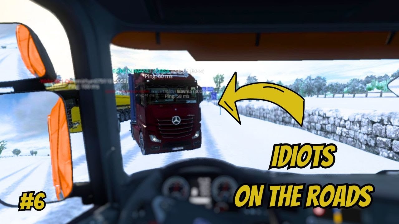 IDIOTS on the roads #6 | TMP FUNNY MOMENTS | Ets2