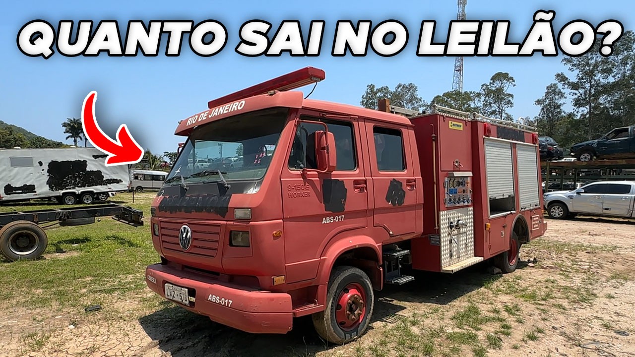 LEILÃO DE BOMBEIROS: POR QUANTO É VENDIDO? SAI BARATO?