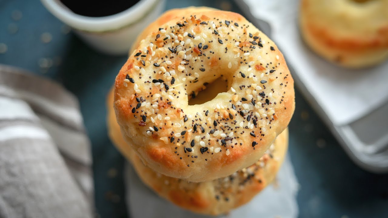 Keto Bagels Made With THE BEST Fathead Dough Recipe | Easy Low Carb Everything Keto Bagel